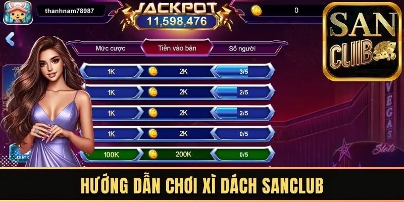 Xì dách Sanclub